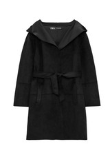 Zara jacke aus wildlederimitat - zara,