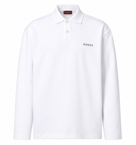 Gucci herren poloshirt - gucci, weiß