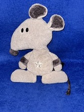 Kuscheltier Nici Ratte Rock Star Baby grau + Quietsche 25cm 