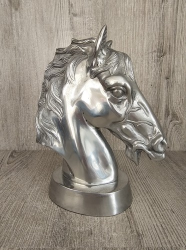 Metall silber pferdekopf - silber,