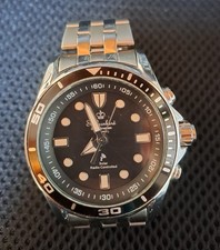 St. Leonhard Herren-Armbanduhr, Funk, Solar - sehr guter Zustand