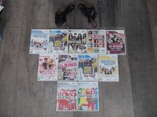 NINTENDO WII KARAOKE PAKET - 2 MIKROFONE + WÄHLEN SIE IHR SPIEL 3, 5 ODER 10 PAKET