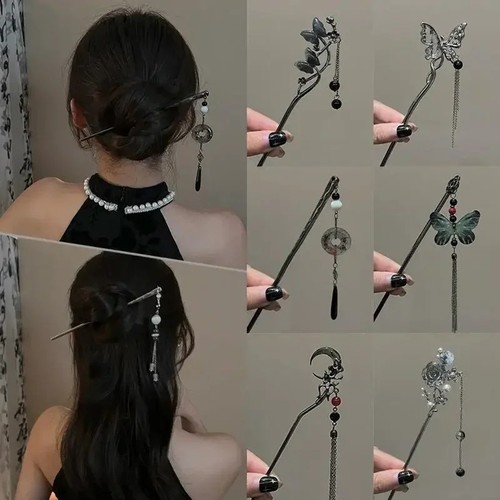 Hanfu haarschmuck schwarz - haarschmuck,