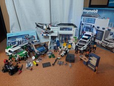 Playmobil - 9372 - City Action Polizeistation - Hubschrauber - Auto - Figuren -