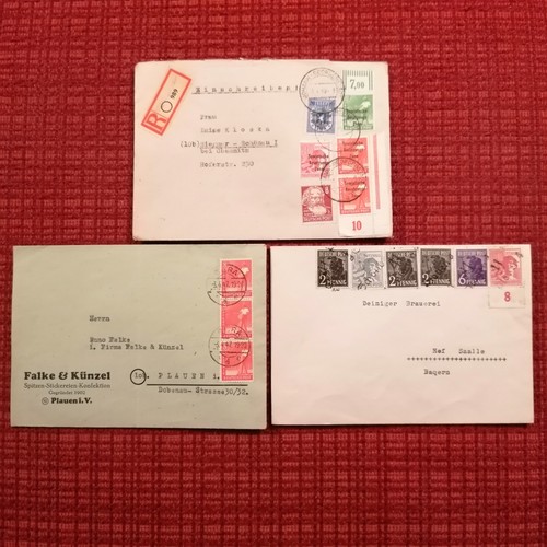 Kleines lot alte briefe - briefe, sbz