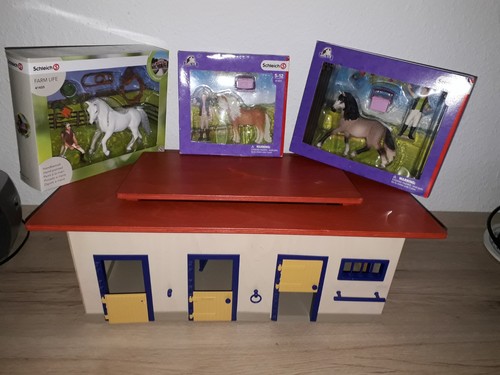 Schleich pferdestall mit - pferdestall,
