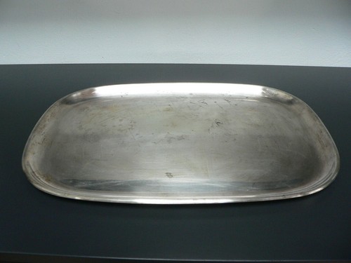Versilbertes vintage tablett - vintage,