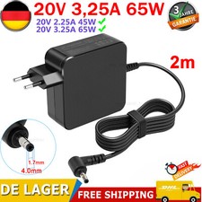 Netzteil für Lenovo IdeaPad 65W 20V 3,25A Laptop Ladegerät Ladekabel Schwarz Neu