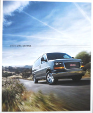 2010 GMC Savana USA Prospekt Brochure, 12 Seiten