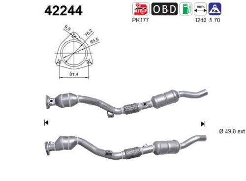 Katalysator für audi c5 - fÜr,
