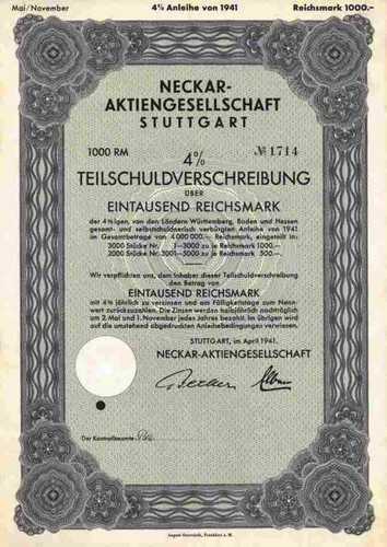 Neckar 1941 stuttgart - 1941,