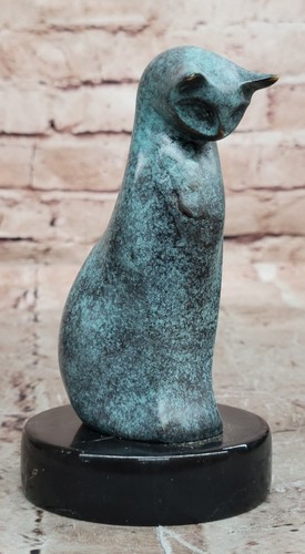 Bronze katze statue - katze, skulptur