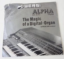 WERSI Alpha DX 300 Digital in Concert 7" Vinyl Vintage Retro