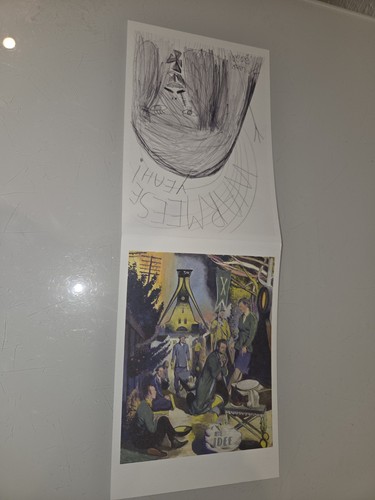 Kunst postkarte neo - neo, rauch/die