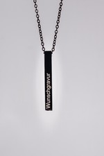 Halskette, mit Gravur