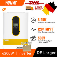 6.2kW 48V Solar Inverter hybrid Wechselrichter 120A MPPT 6.5KW PV 500V max