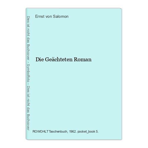 Die geächteten roman salomon - die,