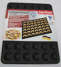 Vanillekipferl Bachblech 42 Plätzchen, Zenker, unbenutzt