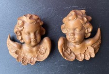 Engel Kopf Holz 10×10 cm