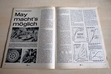 MOT 08/1970 Ford Capri 2300 GT May Turbo mit 180PS im TEST auf 2 Seiten