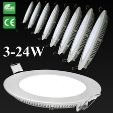 LED Panel Einbaustrahler Einbauleuchte Deckenleuchte Flach Rund Einbau Spot 230V