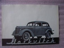 Moskvitch (Moskwitsch, Moskvich) 400 Prospekt / Brochure, Belgien