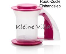 Tupperware Neu, Einhandsieb, Rucki-Zucki oder  Puderfee, Puderzucker.- Mehlsieb
