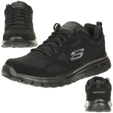Skechers BURNS AGOURA Herren Sneaker Fitness Schuhe BBK