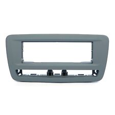 Original Seat Ibiza (6J) Radioschacht DIN Halterahmen Radioblende gris galway