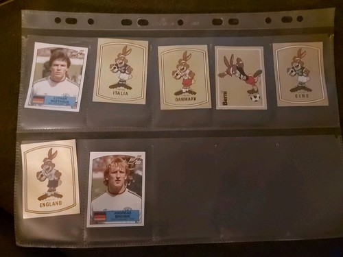 Panini sticker aufkleber - 7x,