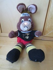 "Berni" Maskottchen zur Fußball EM 1982, bespielt.