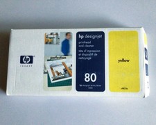 Original HP 80 C4823A Yellow Druckkopf und Reiniger originalverpackt MHD 2012