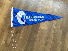 Wimpel Fahne Flagge Werbung Transocean Marine Paint Schiffsfarbe Bootszubehör