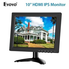 Digitaler 10 Zoll IPS HDMI Monitor 1024x768 + BNC HDMI VGA AV Input BOX für TV