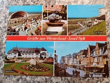 AK Westerland Sylt Dicke Wilhelmine Spielcasino Straße Ansichtskarte gelaufen