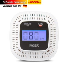Eaxus Kohlenmonoxid Gas CO CO2 Detektor Melder Sensor Messung Warnung 70dB Alarm