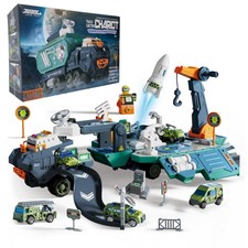 Parkhaus mit Rampe - Große Weltraum-Spielstation mit Die-Cast Autos