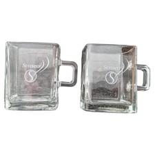 Senseo Latte Macchiato Gläser 2er Set Transparent Glas 8cm