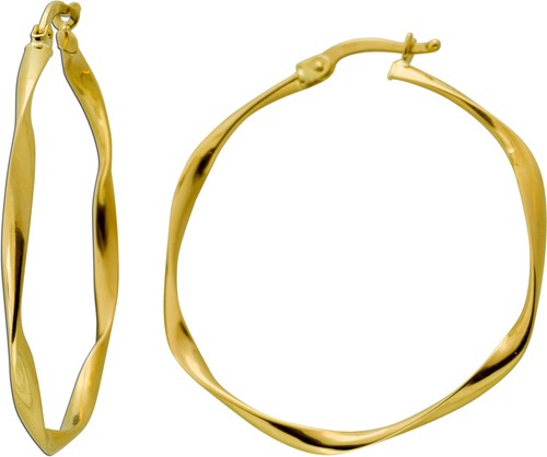 Creolen hoops gelbgold 333 - hoops,