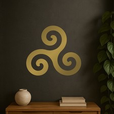 Triskele Wandtattoo Keltische