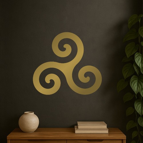 Triskele wandtattoo keltische - triskele,