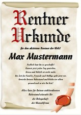 Ruhestand, Rente, Rentner