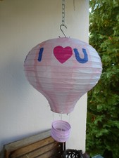 Deko Heißluftballon, Lampion