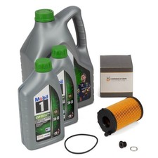 7L Mobil 1 ESP 5W-30 Motoröl + HIRSCHER Ölfilter für AUDI PORSCHE VW 3.0 V6 TDI