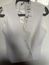 Zara Weste Gr.M -Weiß- Neu