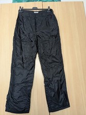 Damen Hosen Gr. 40 Schwarz Wasser abweisend Hirsch 100 % Polyester gebraucht