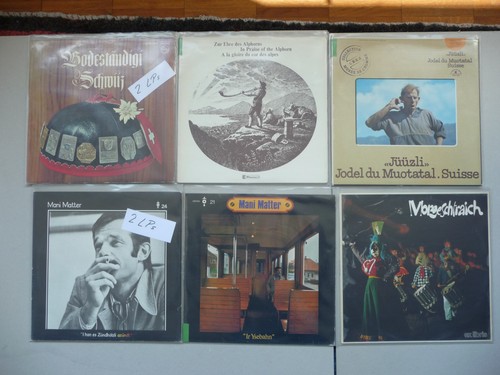 Schallplatten schweiz - 8,