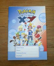 Pokemon Heft (A5) die TV-Serie XY mit Sticker und Poster (A4) Nintendo