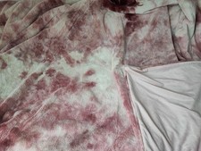 GMD Living - Rumba Batik Wohndecke, Kuscheldecke, 150cm x 200cm, rosa