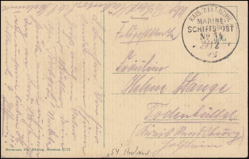 Deutsche marine schiffspost - marine-schiffspost, no